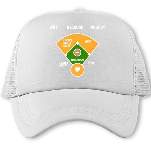 Baseball Father's Day Joke Vintage Baseball Dad Premium Trucker Cap - Sportilla
