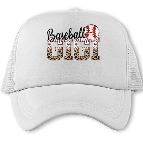 Baseball Gigi Women BallPark Gigi Baseball Mom Mother's Day Trucker Cap - Sportilla