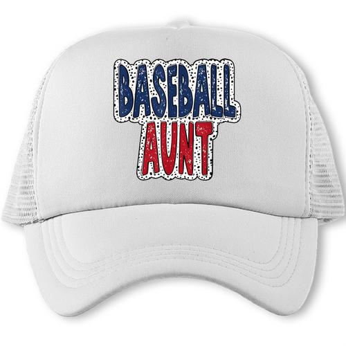 Baseball Mama Dalmatian Spots Baseball Mom Trucker Cap - Sportilla