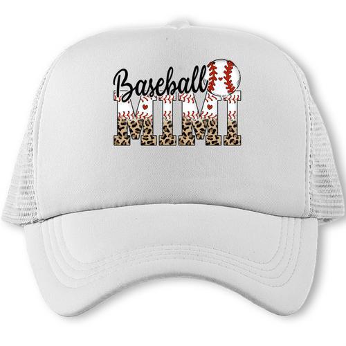 Baseball Mimi Women BallPark Mimi Baseball Mom Mother's Day Trucker Cap - Sportilla