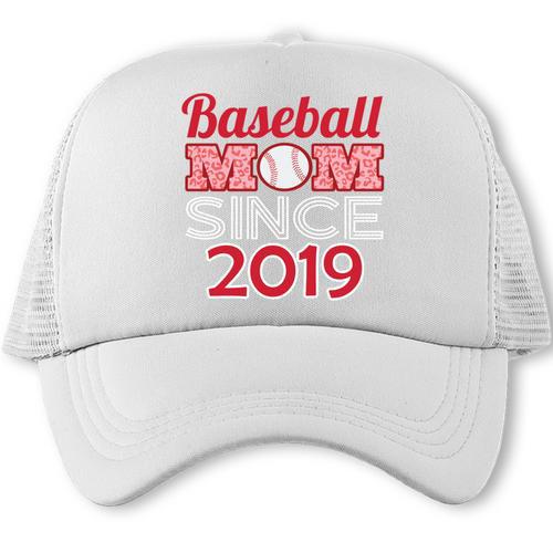 Baseball Mom Since 2019 Trucker Cap - Sportilla