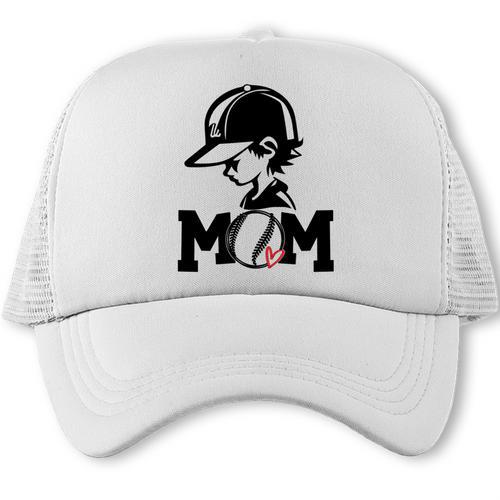 Baseball Mom American Baseball Cate Baseball Kid Trucker Cap - Sportilla