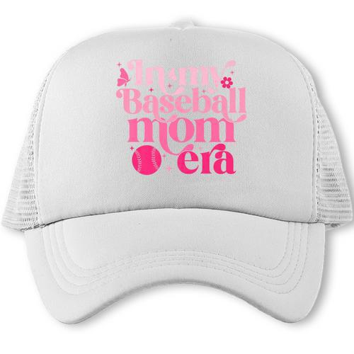 In My Baseball Mom Era Retro Mom Life Mother's Day 2024 Premium Trucker Cap - Sportilla