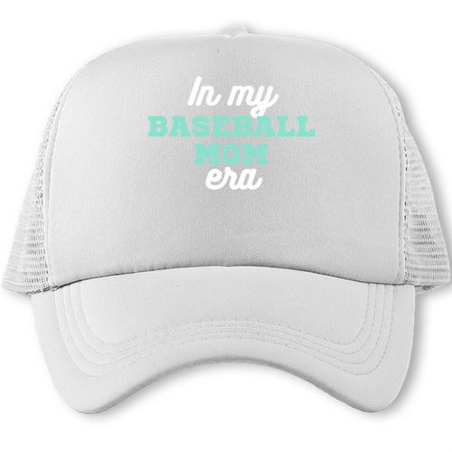 In My Baseball Mom Era Tee Game Day Baseball Mom Life Trucker Cap - Sportilla