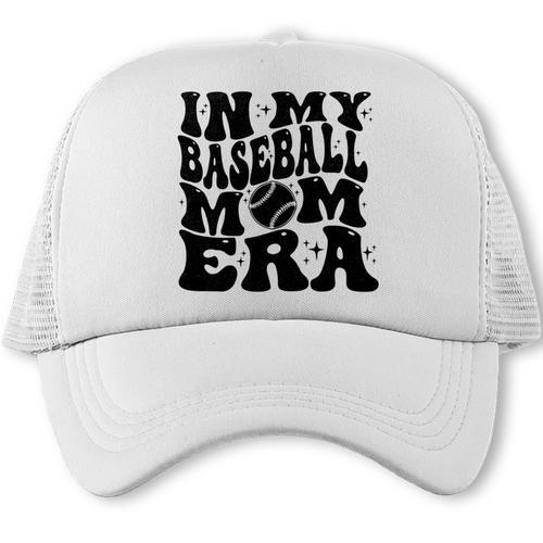In My Baseball Mom Era Baseball Trucker Cap - Sportilla