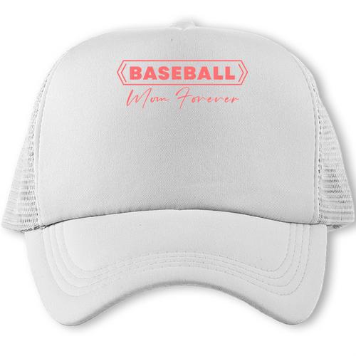 Baseball Mom Forever Baseball Mom Trucker Cap - Sportilla