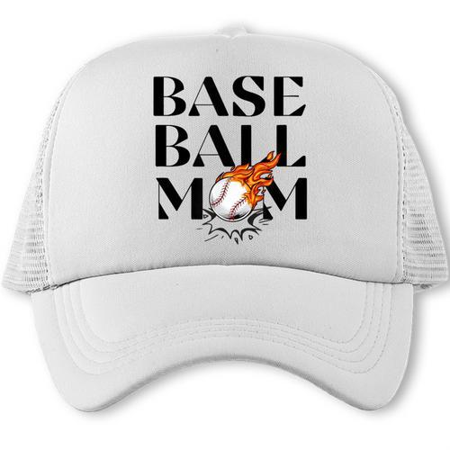 Baseball Mom Game Day Game Day Trucker Cap - Sportilla