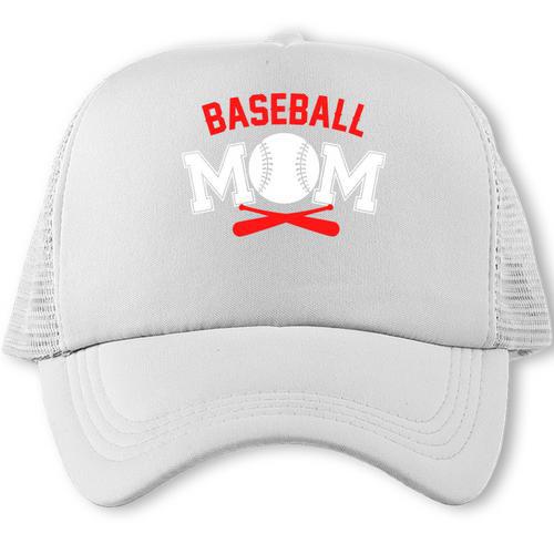 Baseball Mom Baseball Player For Mother's Day Trucker Cap - Sportilla