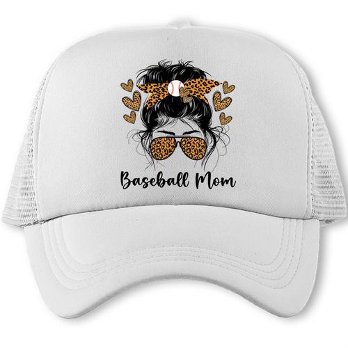 Baseball Mom Baseball Player Mom Trucker Cap - Sportilla