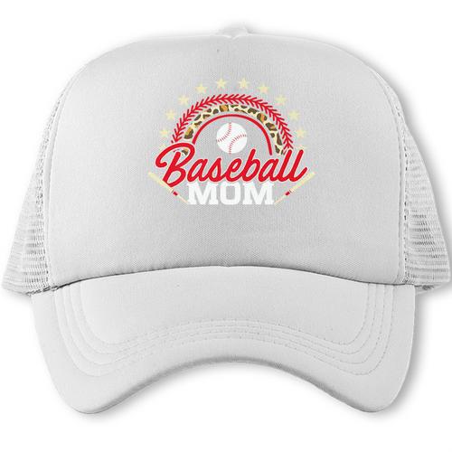 Baseball Mom Rainbow Great Team Mom Premium Trucker Cap - Sportilla