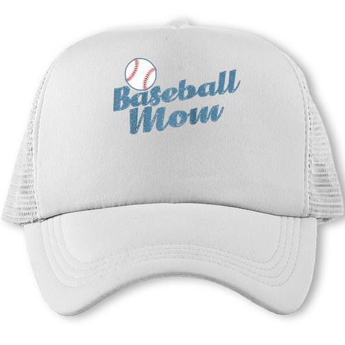 Baseball Mom Team Ball Sports Fan Raglan Baseball Tee Trucker Cap - Sportilla