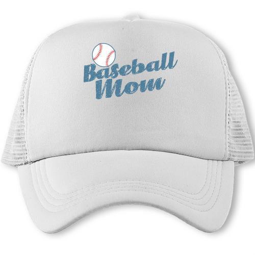 Baseball Mom Team Ball Sports Fan Trucker Cap - Sportilla