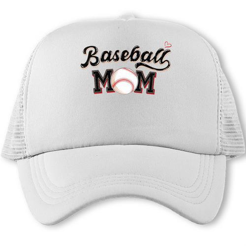 Baseball Mom Baseball Trucker Cap - Sportilla