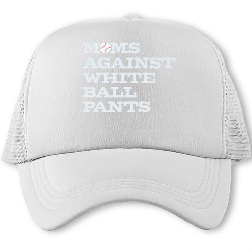 Baseball Moms Against Ball Pants Premium Trucker Cap - Sportilla