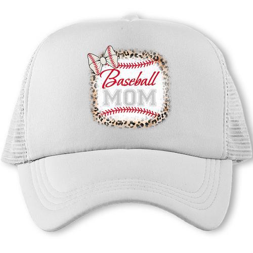 Baseball-Shirt Women Mama Mother Baseball Mom Premium Trucker Cap - Sportilla