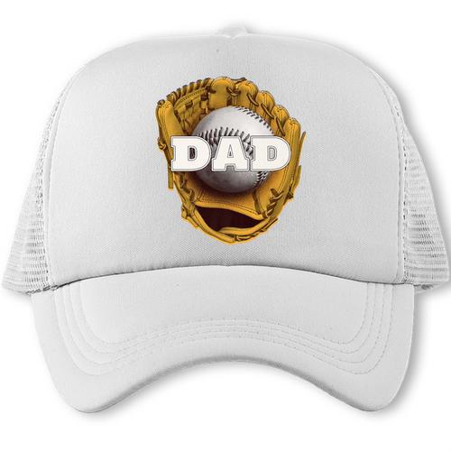 Baseball Sports Baseball Dad Premium Trucker Cap - Sportilla