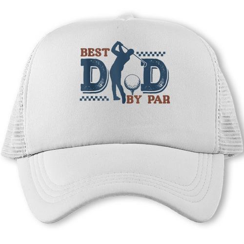 Best Dad By PAR Baseball Dad Trucker Cap - Sportilla