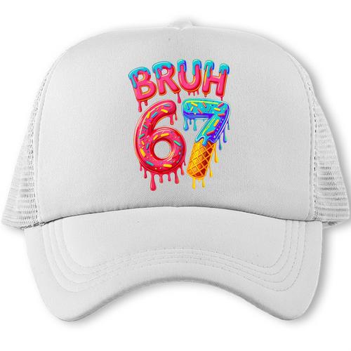 Bruh 67 Baseball Drip Number 67 Player 67th Birthday Trucker Cap - Sportilla