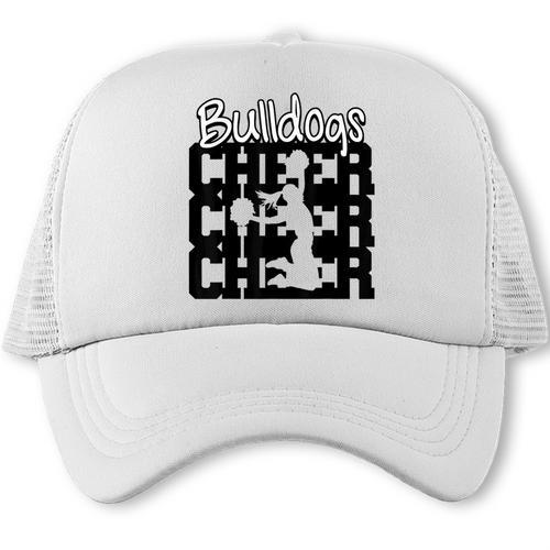 Bulldogs Cheer Back To School Cheerleading Spirit Trucker Cap - Savourry