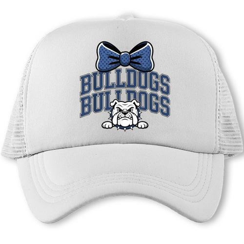 Bulldogs Mascot Team Spirit Sports Fan Back To School Trucker Cap - Savourry