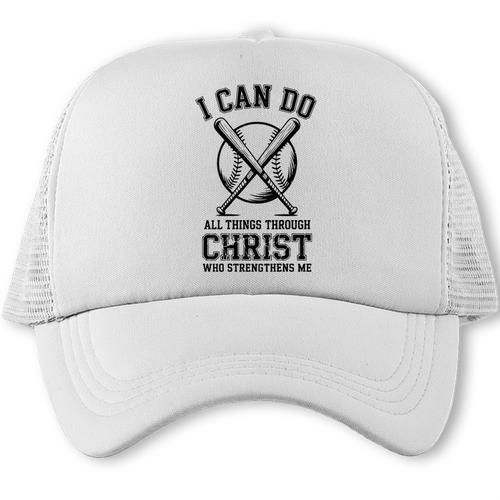 Christian Baseball Philippians 4 Trucker Cap - Sportilla