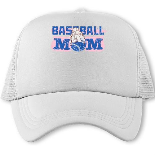 Cool Baseball Mom Mother's Day Mama Woman Cute Trucker Cap - Sportilla