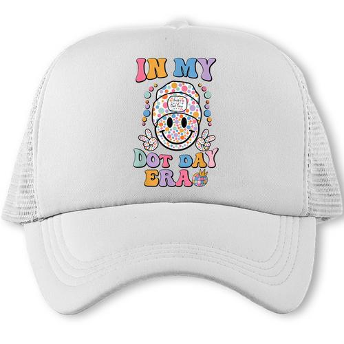 In My Dot Day Era Kids Boys Girls Dot Day Back To School Trucker Cap - Savourry