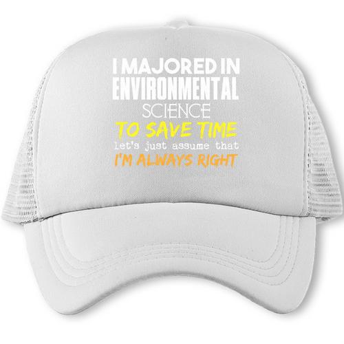 Environmental Science Major For Back To School Premium Tri-Blend Trucker Cap - Savourry