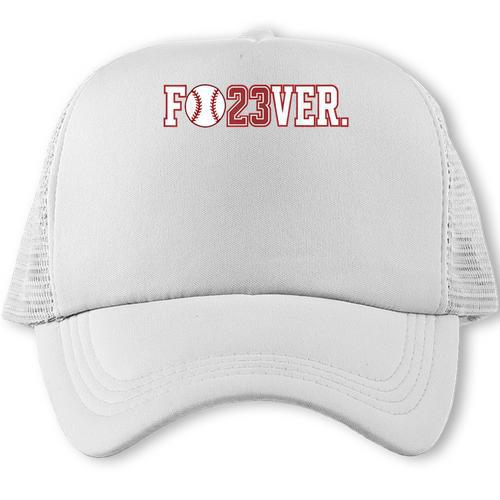 Fo23ver Baseball Sports Fan 23 Forever Trucker Cap - Sportilla