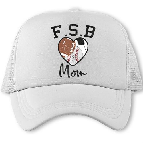 Football Soccer Baseball Mom For Women Trucker Cap - Sportilla