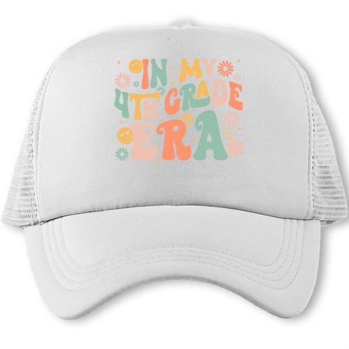 In My Fourth Grade Era Retro 4th Grade Back To School Trucker Cap - Savourry