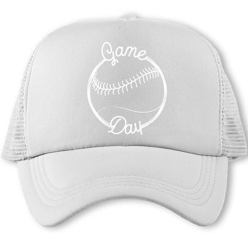 Game Day Baseball Mom Trucker Cap - Sportilla