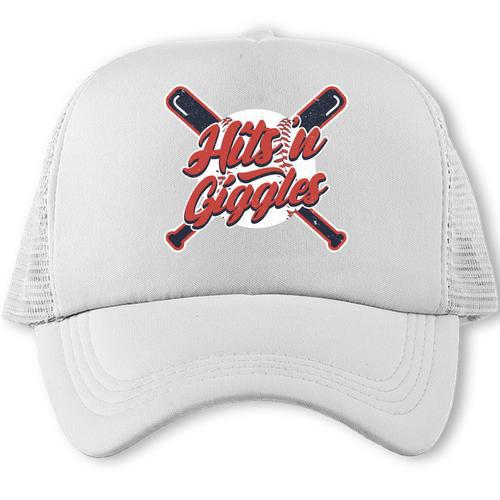 Hits 'n Giggles Baseball Player Women Baseball Mom Mother Trucker Cap - Sportilla