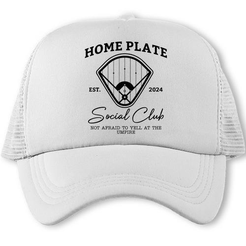 Home Plate Social Club Baseball Mom Trucker Cap - Sportilla