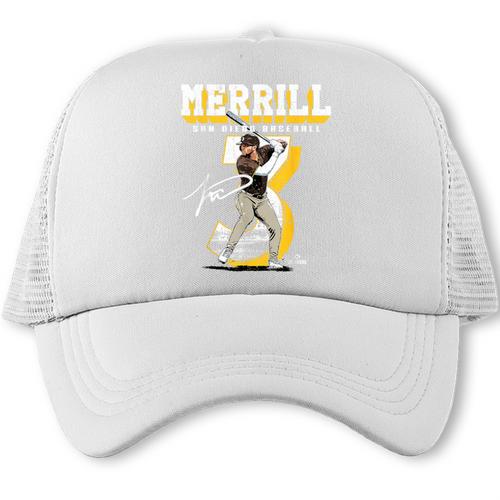 Jackson Merrill San Diego MLB Baseball Player MLBJME201M Trucker Cap - Sportilla