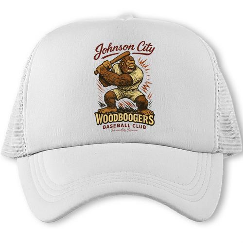 Johnson City Woodboogers Retro Baseball Club Trucker Cap - Sportilla