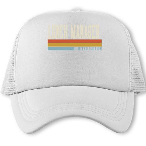 Lunch Manager Week Retro Vintage Back To School Day Premium Tri-Blend Trucker Cap - Savourry