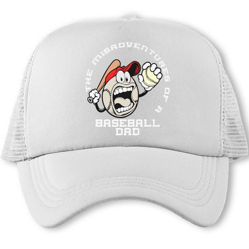 The Misadventures Of A Baseball Dad Premium Trucker Cap - Sportilla