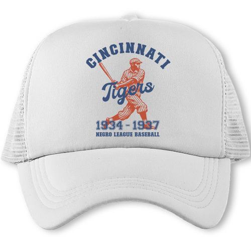 Negro League Baseball History Month Cincinnati Ohio Trucker Cap - Sportilla