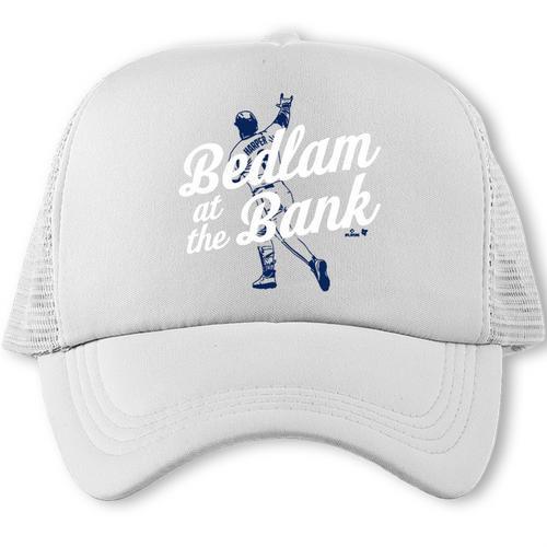 Philly Bedlam Bedlam At The Bank Philadelphia Baseball Premium Tri-Blend Trucker Cap - Sportilla
