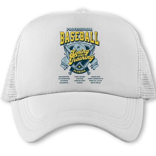 Professional Baseball Spring Training 2026 Florida Cities Trucker Cap - Sportilla