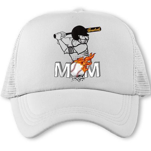 Proud Baseball MOM Sports & Softball Nostalgia Trucker Cap - Sportilla