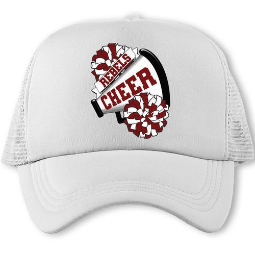 Rebels Cheer Back To School Cheerleading Spirit M Performance Trucker Cap - Savourry