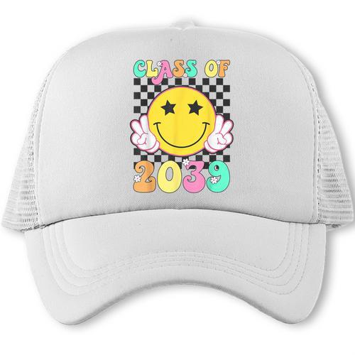 Retro Class Of 2039 Grow With Me Back To School Kindergarten Trucker Cap - Savourry