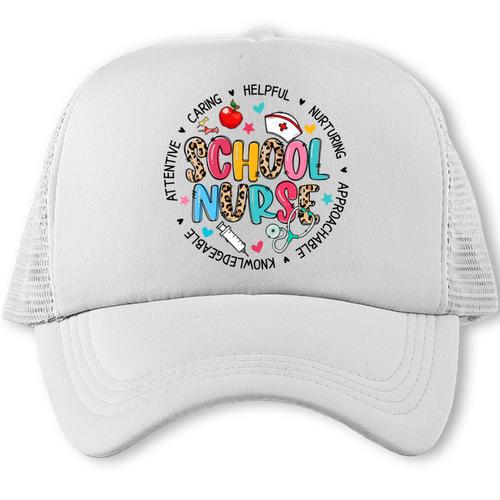 School Nurse Appreciation Back To School Nurse For Women Trucker Cap - Savourry