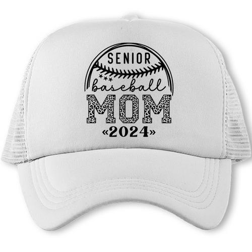 Senior Baseball Mom 2024 Trucker Cap - Sportilla
