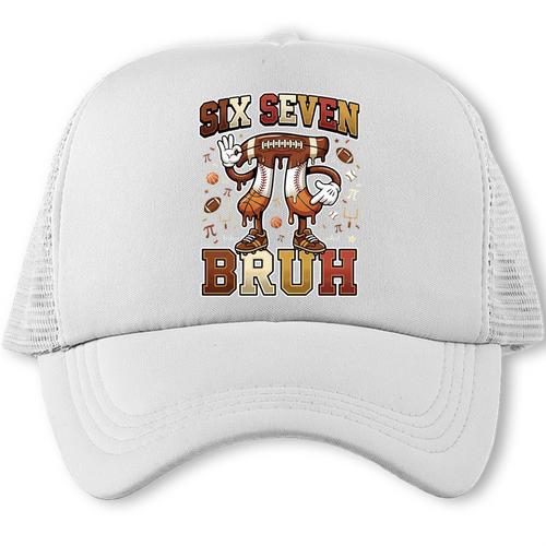 Six Seven 67 Happy Pi Day 314 Football Basketball Baseball Trucker Cap - Sportilla