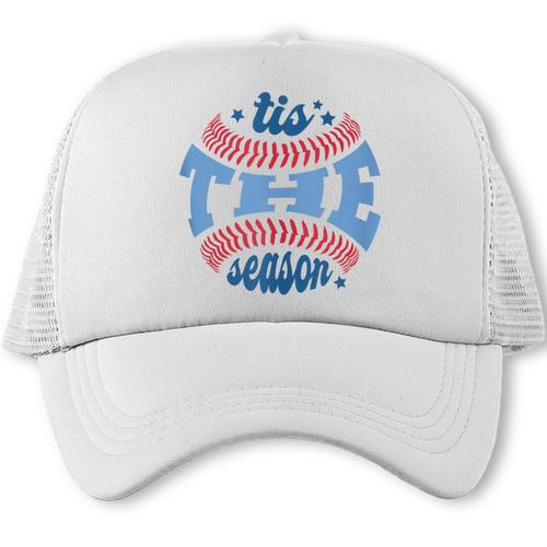 Spring 2024 Season Cute Baseball Mom It Is The Season Trucker Cap - Sportilla