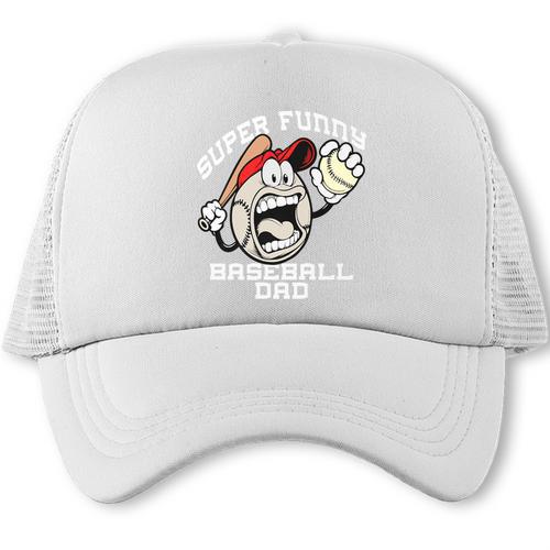 Super Baseball Dad Premium Trucker Cap - Sportilla