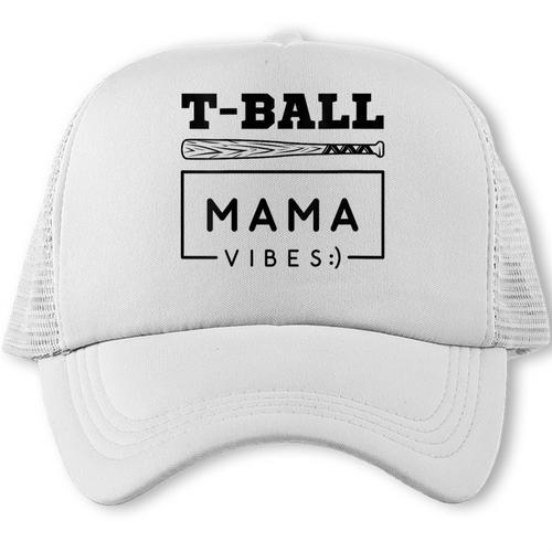 T-Ball Baseball Mom Teeball Mom Mother's Day 2024 Trucker Cap - Sportilla